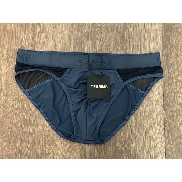 Teamm8 Other - TEAMM8 Score Sheer Brief Underwear Men's Size Medium Midnight Navy NWT